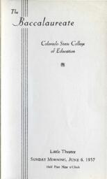 1937-06-06 Commencement Program, Baccalaureate