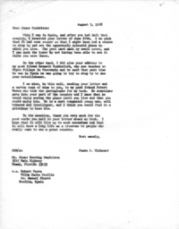 1968-08-05 - James A. Michener to James Deering Danielson