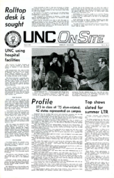 1972 - UNC OnSite, vol. 3, no. 5 (March)