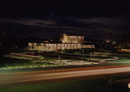McKee Hall of Education, at night