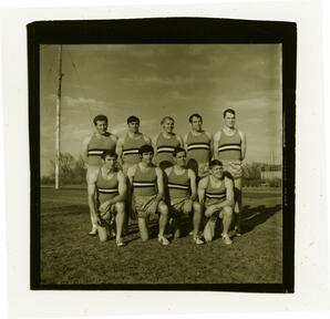 Members of the Colorado State College track and field team, 1970