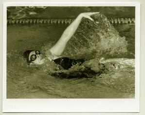 Female swimmer, University of Northern Colorado, 1990