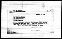 1946-01-25 Letter from James A. Michener to Miss Norma L. Warner