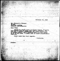 1946-02-20 Letter from James A. Michener to Richard S. Pieters