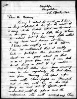1946-04-09 Letter from "Elsa" to Mr. Michener (James A. Michener)