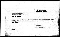 1947-01-21 Letter from James A. Michener to David M. Libera