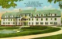 Snyder Hall, One of the Women's Dormitories at Colorado State College of Education, Greeley, Colo. Circa 1936-1957