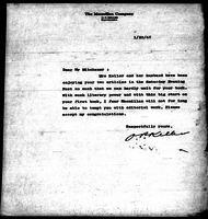 1947-01-25 Letter from O.P. Keller to James A. Michener