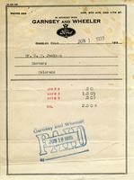 O. T. Jackson Papers, Folder 30: Service station-Garnsey and Wheeler 1933