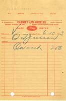 Garnsey and Wheeler receipt, June 10, 1933