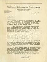 Letter from Ira E. Lute to O. T. Jackson and statement of account, January 25, 1933
