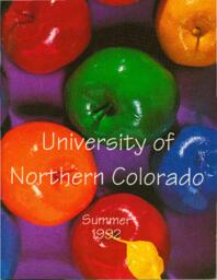 1992 University of Northern Colorado Summer Bulletin, series 42, number 1