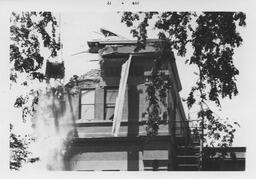 Cranford Hall demolition, 1972