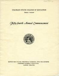 1944-06-07 Commencement Program