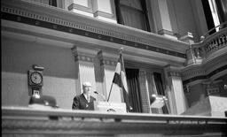 James A. Michener Addressing the General Assembly in the Colorado House of Representatives, 1976