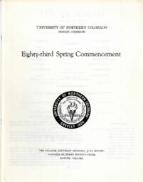 1973-06-02 Commencement Program, Spring