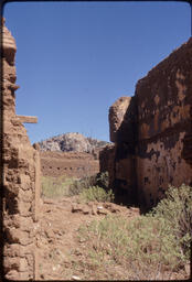Adobe ruins, Cusihuiriachi, Chihuahua, Mexico