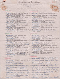 WWII30AAFWTTC Names and addresses of class 7B-43