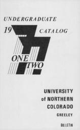 University of Northern Colorado bulletin, series 71, number 2:1971-72 udergraduate catalog