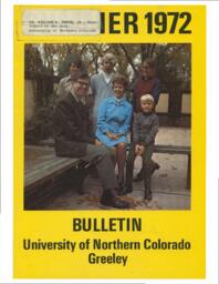 1972-University of Northern Colorado Summer Bulletin, series 72, number 1