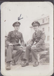 WWII10AAFWTTC Al Martin and Robert Sanscoucie 