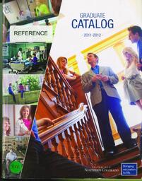2011-2012 - University of Northern Colorado graduate catalog 