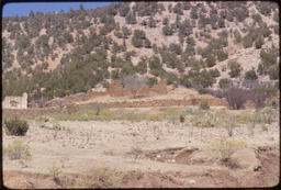 Adobe ruins, Cusihuiriachi, Chihuahua, Mexico