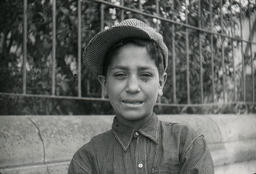 Boy wearing a cap