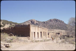 Abandoned adobe buildings, Cusihuiriachi, Chihuahua, Mexico