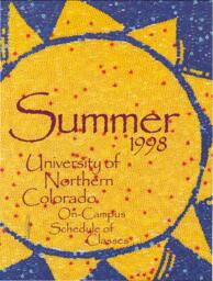1998 - University of Northern Colorado Summer Bulletin