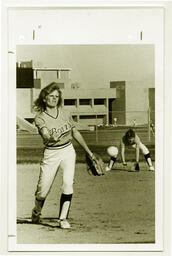 Pitcher, University of Northern Colorado women's softball team, 1981.