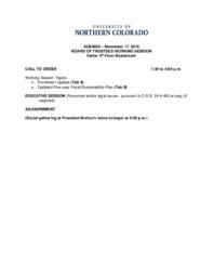 2016-11-17 - Board of Trustees meeting agenda, minutes and supporting documents.