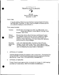 2003-12-12 Board of Trustees meeting documents