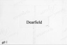 Portion of map featuring Dearfield, Colorado [photo reverse]