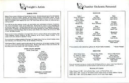 Program, Greeley Chamber Orchestra performance, November 13, 1992 (page5&6)