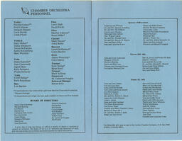 Program, "A Celebration of J.S. Bach," March 15, 1985 (page5&6)