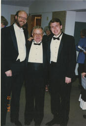 Dan Frantz with two unidentified males, October 1, 1994