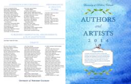 2014 Authors and Artists brochure