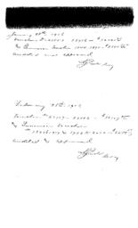 1916 Board of Trustees meeting documents
