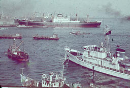 Various Ships, Kobe Port, Kobe, Japan, February 1958