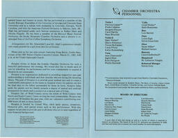 Program, "A Celebration of J.S. Bach," February 1, 1985 (page5&6)