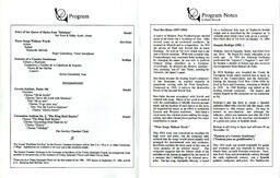 Program, Greeley Chamber Orchestra performance, May 10, 1996 (page1&2)
