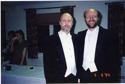 Dan Frantz with and unidentified musician, May 5, 1995