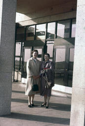 Choral-Aires chaperones, Tokyo International Airport, February 1958