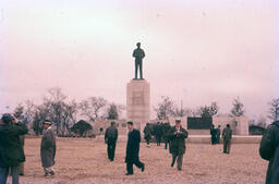 Douglas MacArthur Statue, Incheon, South Korea, March 1958