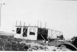 Partially built structure in Dearfield, Colorado, ca. 1910s?