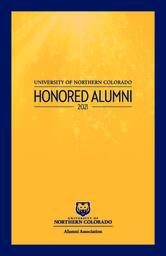 2021 UNC Honored Alumni virtual induction ceremony program