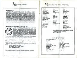 Program, Greeley Chamber Orchestra performance, February 16, 1990 (page5&6)