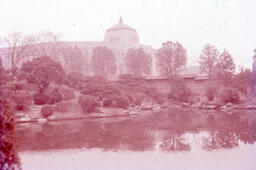 Deoksugung Pond, Seoul, South Korea, February 1958