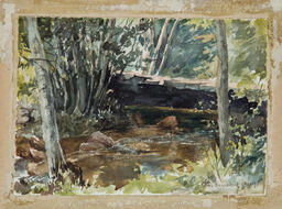 Untitled (landscape) by Emma Richardson Cherry, ca. early 1890s